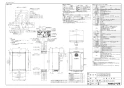 ノーリツ GT-CP2072AW-T BL 13A 取扱説明書 施工説明書 納入仕様図 高効率ガスふろ給湯器(ドレンアップ方式)  スタンダード フルオート PS扉内設置形 20号 納入仕様図1